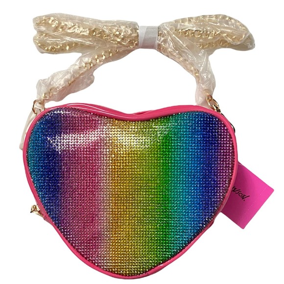 Betsey Johnson Sparkling Hearts Crossbody - Picture 2 of 6